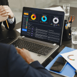 Man reviewing risk dashboard
