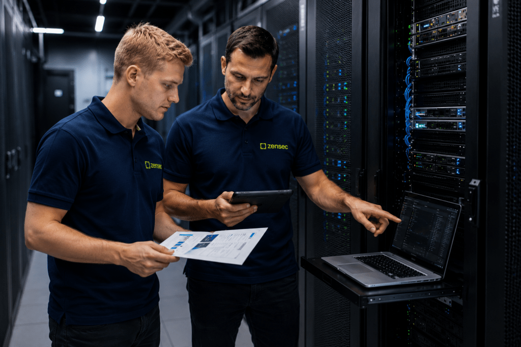 Engineers working on Digital Forensics